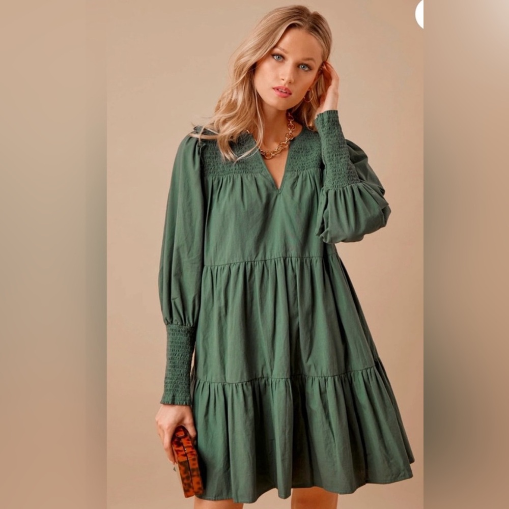 Green Tuckernuck dress